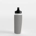 Geometric gray black design Water Bottle Gallery Image 3