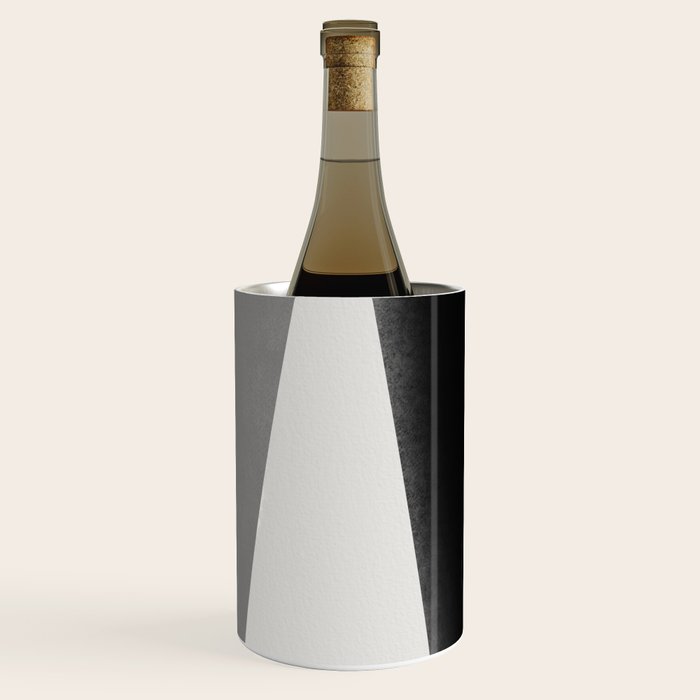 Geometric gray black design Wine Chiller Gallery Image 1