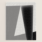 Geometric gray black design Jigsaw Puzzle Gallery Image 1