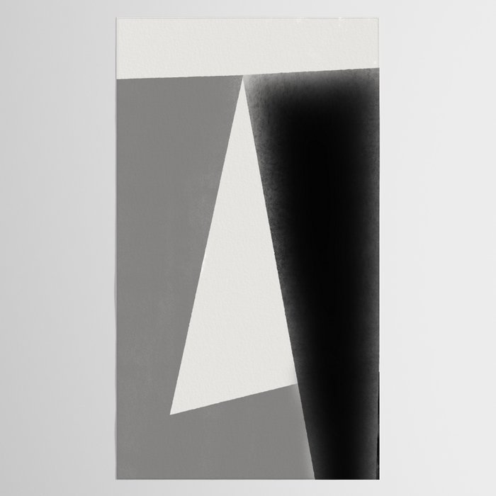 Geometric gray black design Tablecloth Gallery Image 2