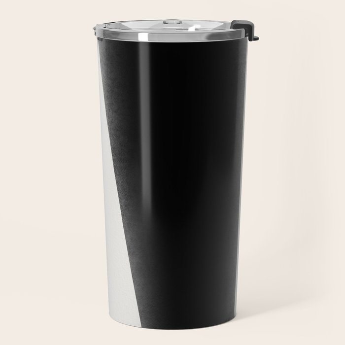 Geometric gray black design Travel Mug Gallery Image 2