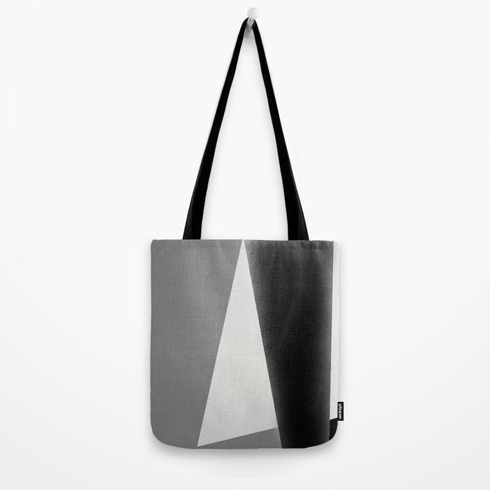 Geometric gray black design Tote Bag Gallery Image 2