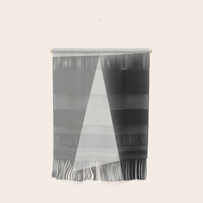 Geometric gray black design Wall Hanging Gallery Image 1