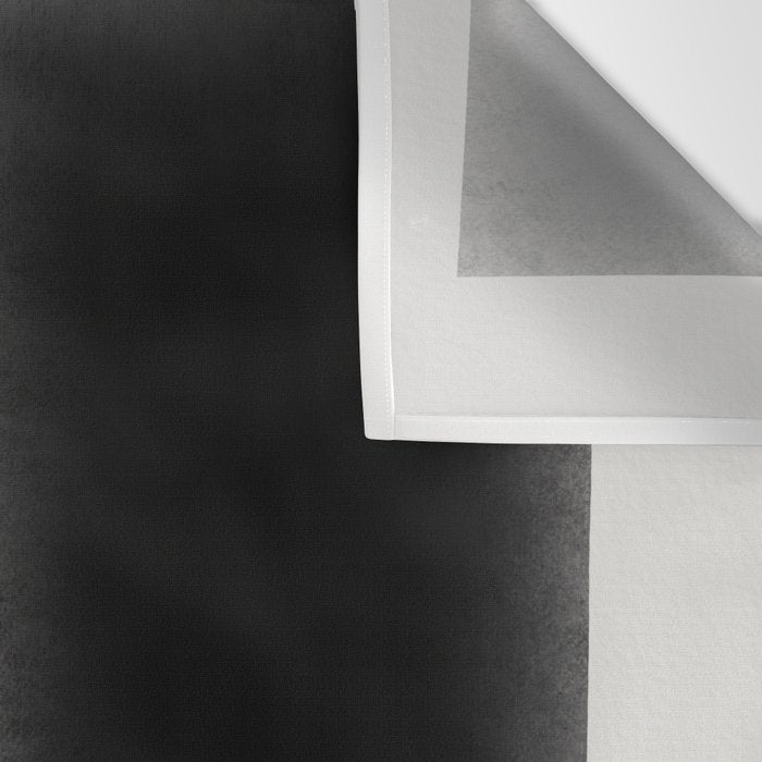 Geometric gray black design Wall Tapestry Gallery Image 3