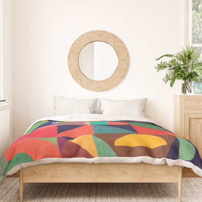 Color Blocks Duvet Cover Gallery Image 3
