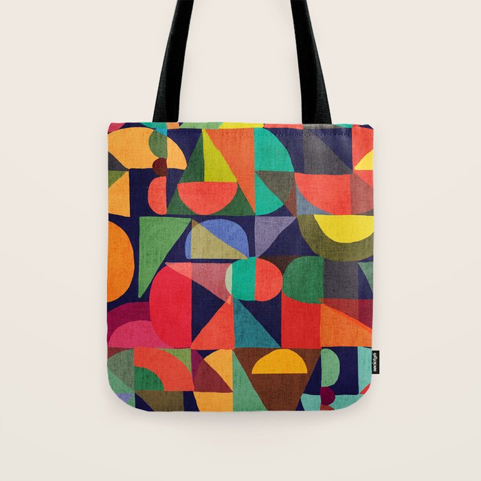 Color Blocks Tote Bag Gallery Image 1