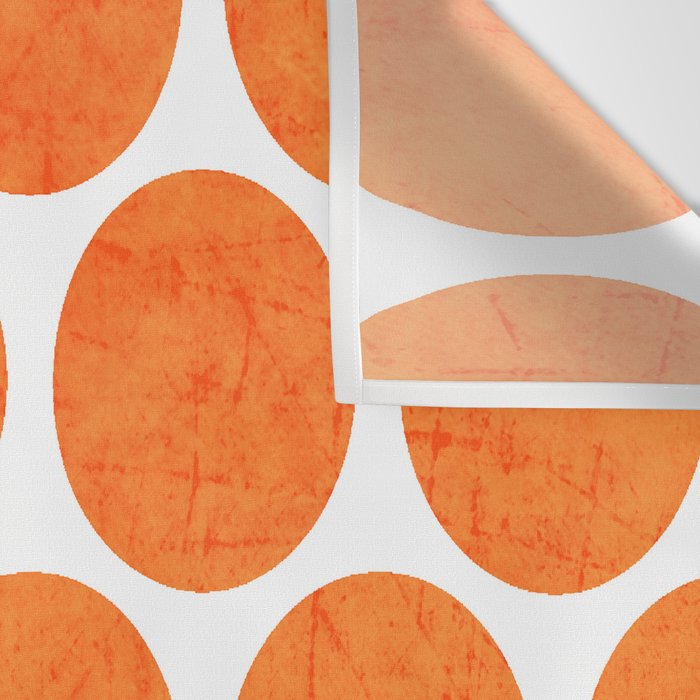 orange polka dots Wall Tapestry Gallery Image 3