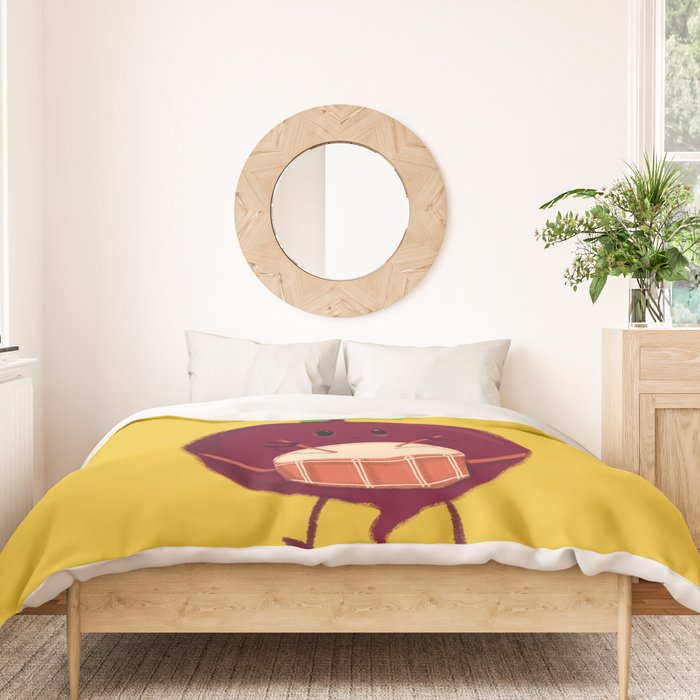 Beet's drum beat Duvet Cover Gallery Image 3