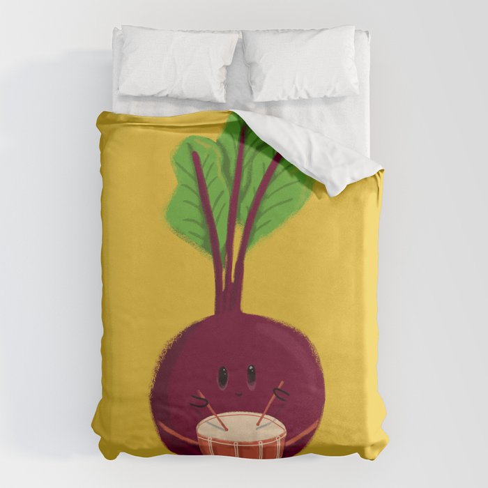 Beet's drum beat Duvet Cover Gallery Image 1
