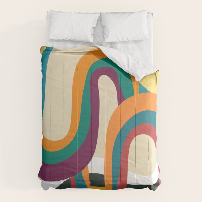 Groovy rainbow of doom Comforter Gallery Image 6