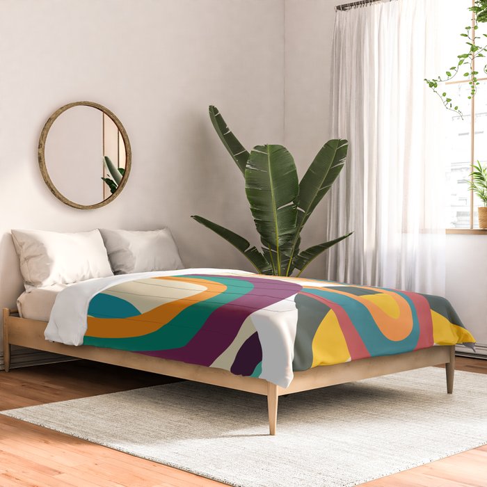 Groovy rainbow of doom Comforter Gallery Image 2