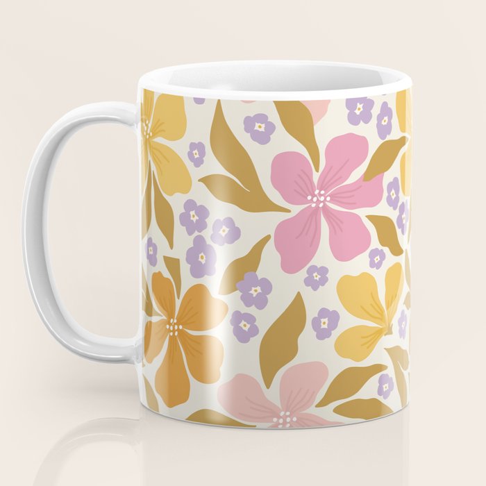 Groovy flowers Coffee Mug Gallery Image 3