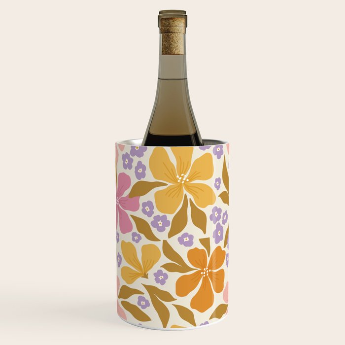 Groovy flowers Wine Chiller Gallery Image 1