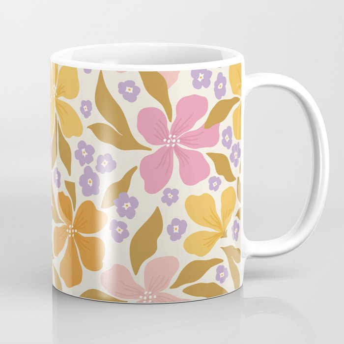 Groovy flowers Coffee Mug Gallery Image 1
