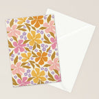 Groovy flowers Stationery Card Gallery Image 2