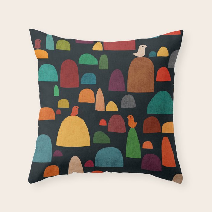 The zen garden Throw Pillow Gallery Image 6