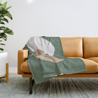 Three Shapes #3 Throw Blanket Gallery Image 1