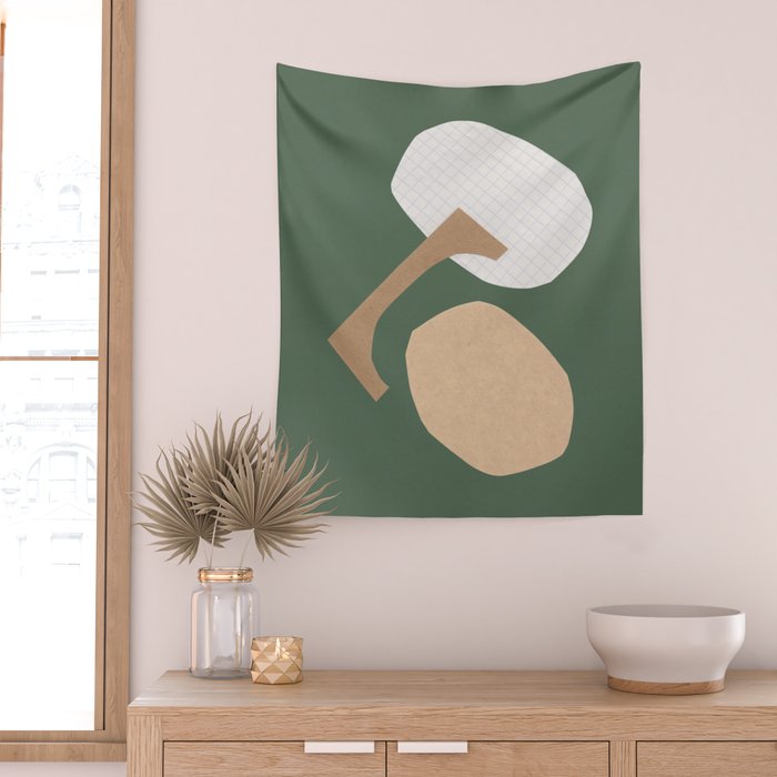 Three Shapes #3 Wall Tapestry Gallery Image 2