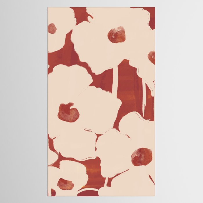 Abstract Flowers 6 Tablecloth Gallery Image 2