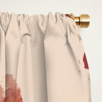 Abstract Flowers 6 Window Curtain Gallery Image 2