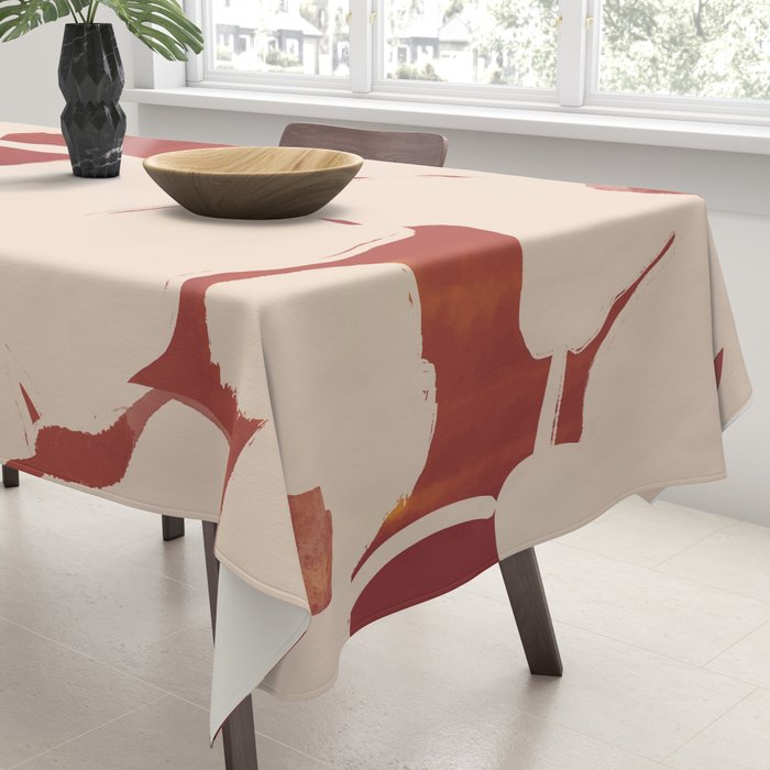 Abstract Flowers 6 Tablecloth Gallery Image 3