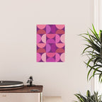 Mid Century Modern Shapes - Pink Magenta Poster Gallery Image 2