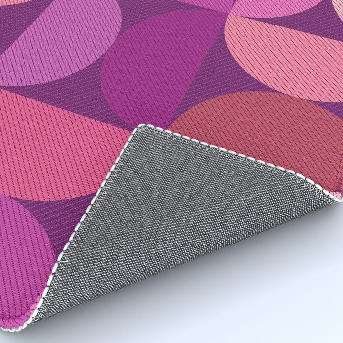 Mid Century Modern Shapes - Pink Magenta Rug Gallery Image 4