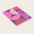 Mid Century Modern Shapes - Pink Magenta Notebook Gallery Image 3