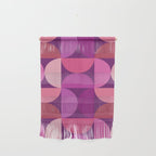 Mid Century Modern Shapes - Pink Magenta Wall Hanging Gallery Image 1