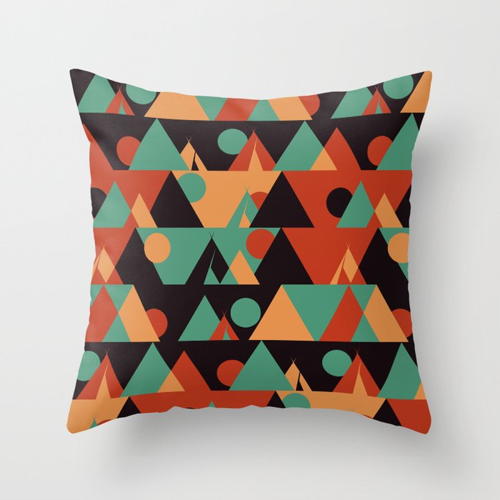 The sun phase Throw Pillow Gallery Image 6