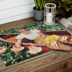 Fingers for Lily - Middle finger lilies Outdoor Rug Gallery Image 2