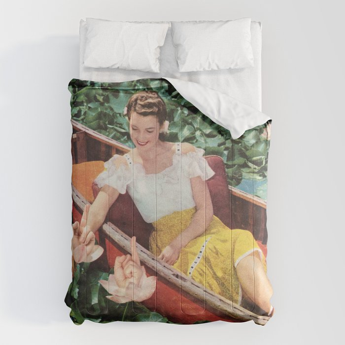 Fingers for Lily - Middle finger lilies Comforter Gallery Image 6