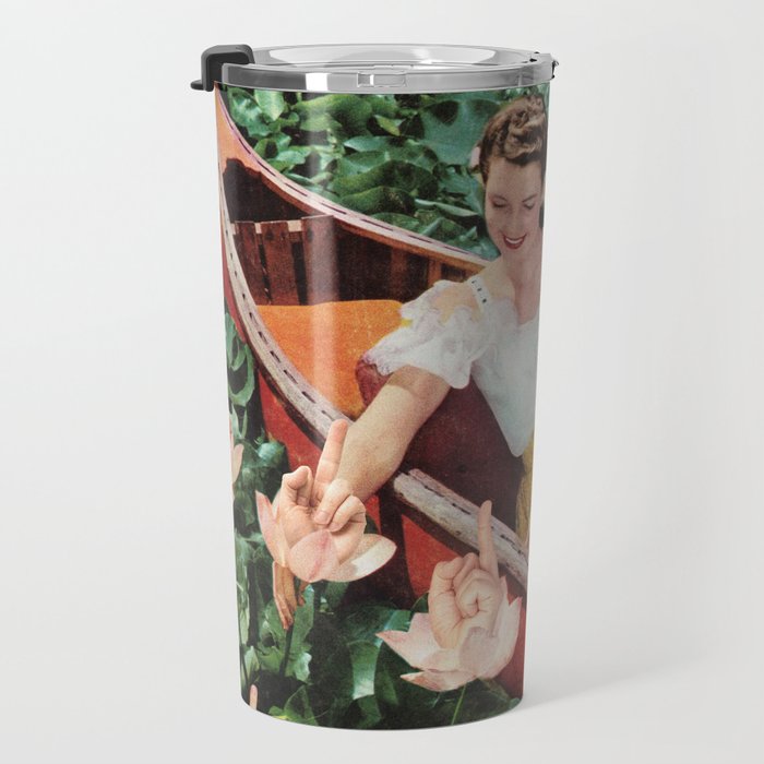 Fingers for Lily - Middle finger lilies Travel Mug Gallery Image 3