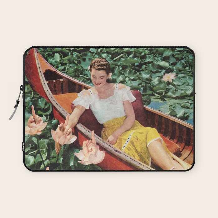 Fingers for Lily - Middle finger lilies Laptop Sleeve Gallery Image 1