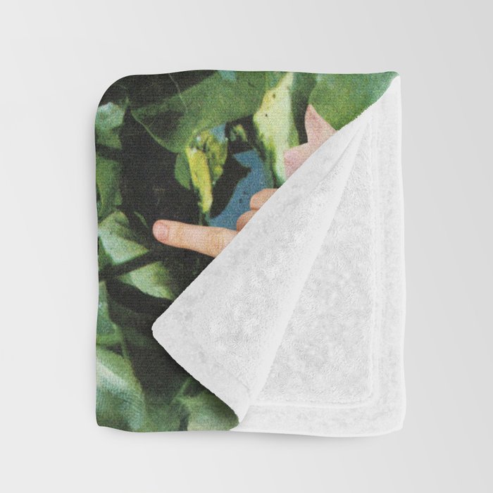 Fingers for Lily - Middle finger lilies Throw Blanket Gallery Image 3