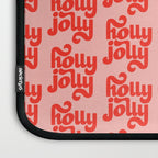 Holly Jolly Pattern Laptop Sleeve Gallery Image 3