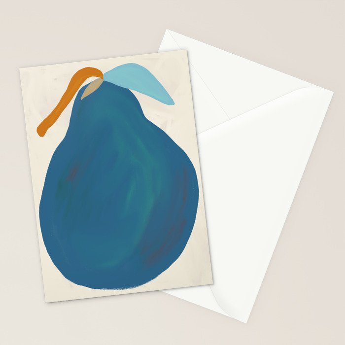 Pearl of a Pear Stationery Card Gallery Image 2