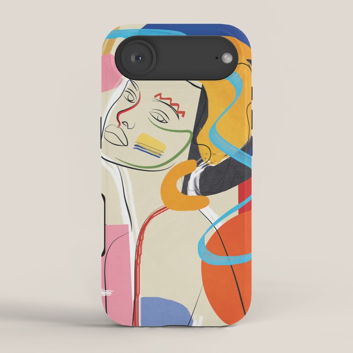 Abstract Woman 04 iPhone Case Gallery Image 2