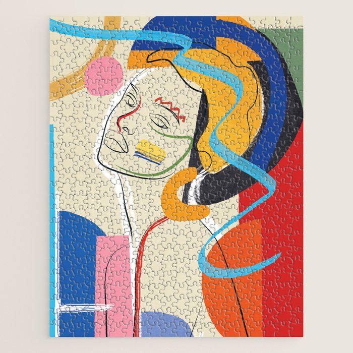 Abstract Woman 04 Jigsaw Puzzle Gallery Image 1