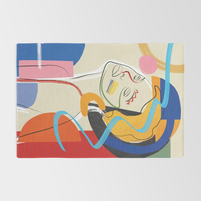 Abstract Woman 04 Rug Gallery Image 2