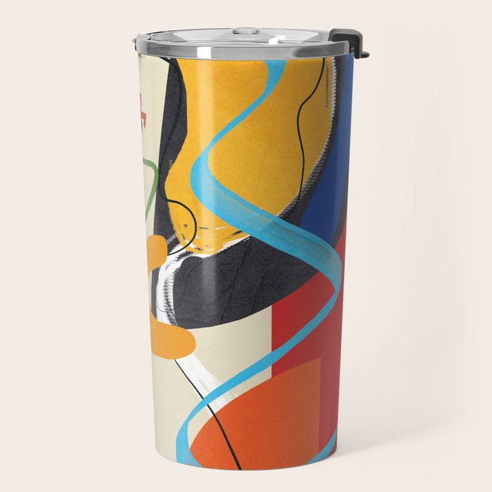 Abstract Woman 04 Travel Mug Gallery Image 2