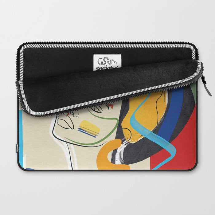 Abstract Woman 04 Laptop Sleeve Gallery Image 2