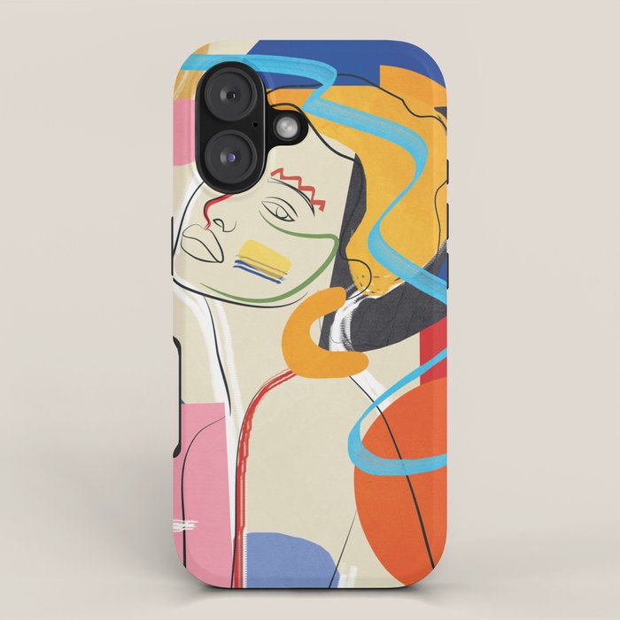 Abstract Woman 04 iPhone Case Gallery Image 1