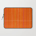 Textured Picnic Pattern in Poppy Red Laptop Sleeve Gallery Image 1