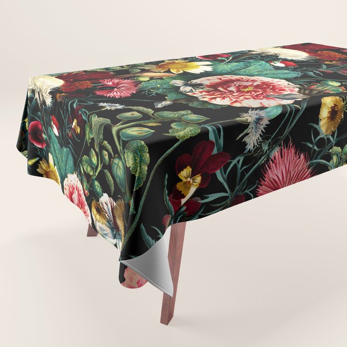 Night Vintage Garden Tablecloth Gallery Image 1