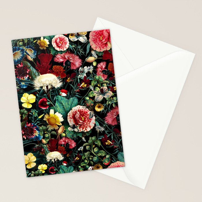 Night Vintage Garden Stationery Card Gallery Image 2