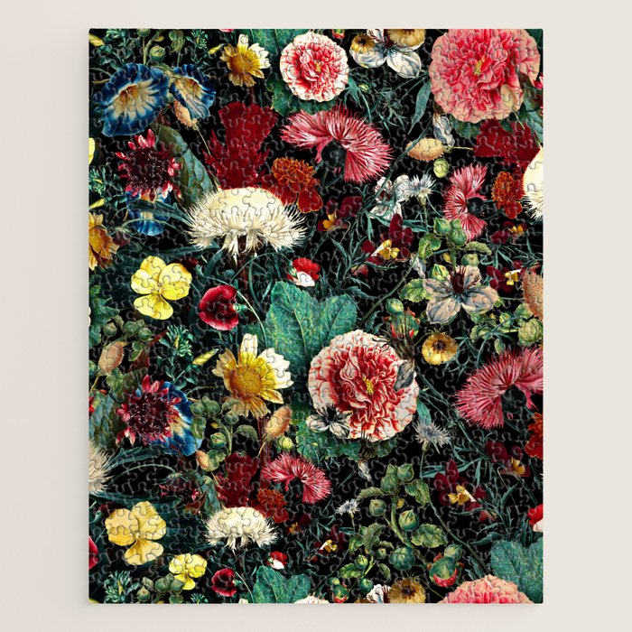 Night Vintage Garden Jigsaw Puzzle Gallery Image 1