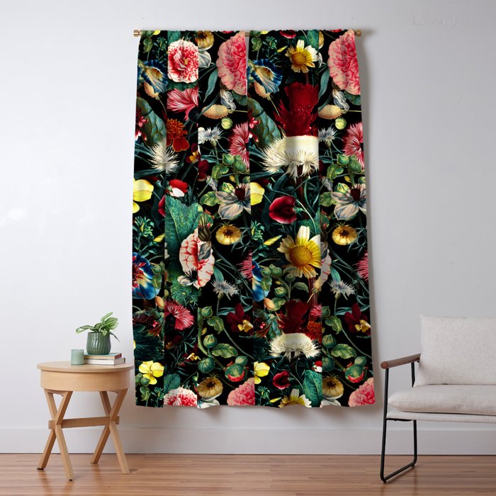 Night Vintage Garden Window Curtain Gallery Image 5