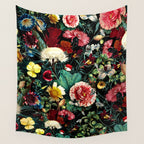 Night Vintage Garden Wall Tapestry Gallery Image 4