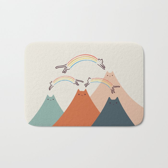 Cat Landscape 101 Bath Mat Gallery Image 1